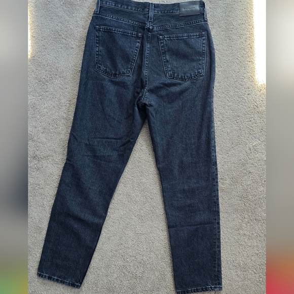 Everlane The 90's Cheeky Jeans Denim Faded Black Straight Leg High Rise Sz 27 - Picture 15 of 16
